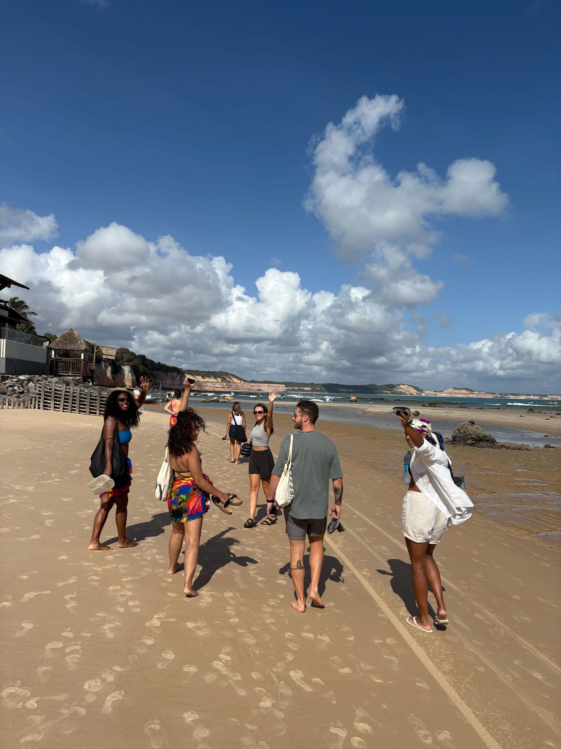 Community members enjoying their time